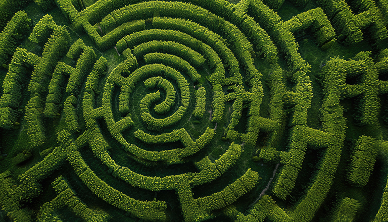 Garden maze