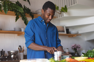Man cooking in the kitchen