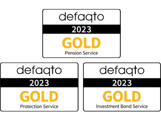 Defaqto 2023 triple gold awards